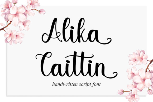 Alika Caitlin: A Timeless Handwritten Font for Authentic Branding