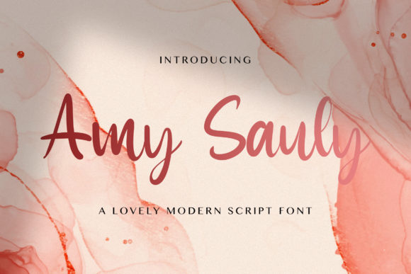 Amy Sauly: Elegant Handwritten Font for Crafters & Sellers