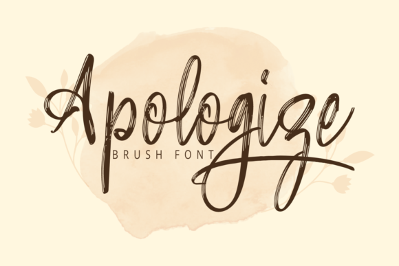 Apologize: A Handwritten Font for Authentic Digital Branding