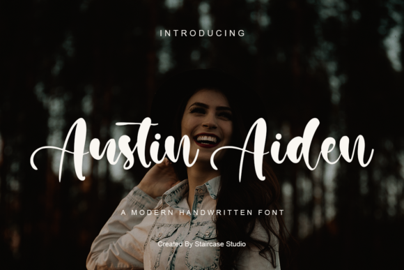 Austin Aiden: A Modern Script Font That Elevates Real Branding