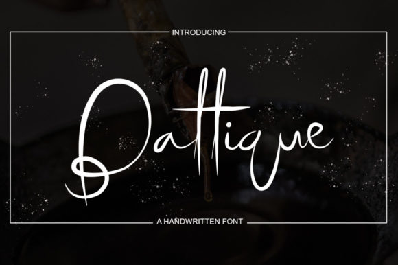 Battique: A Handwritten Font That Makes Your Brand Feel Thoughtful