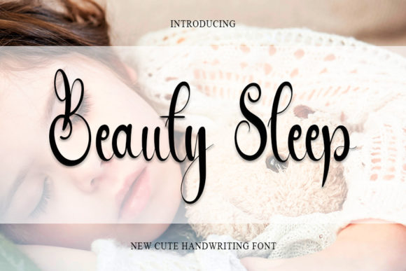 Beauty Sleep: A Playful Handwritten Font for Crafters