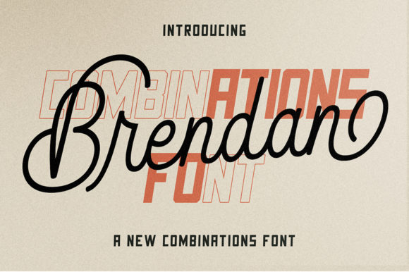 Brendan Duo Font for Creative Projects