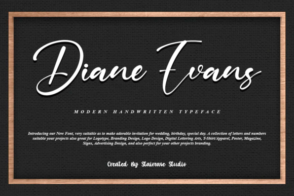 Diane Evans: A Thoughtful Handwritten Typeface for Editorial Warmth