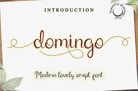 Domino: A Modern Script Typeface for Digital Branding