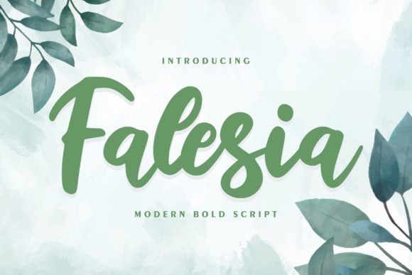 Falesia: A Bold Handwritten Font