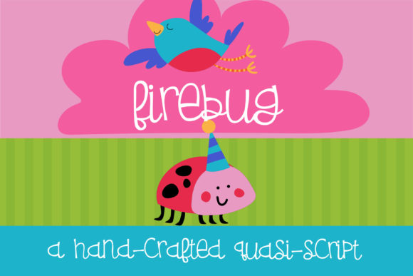 Firebug: A Playful Handwritten Font for Joyful Editorial Moments