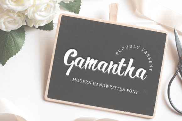 Gamantha: A Playful Handwritten Font That Delivers Campaign Personality