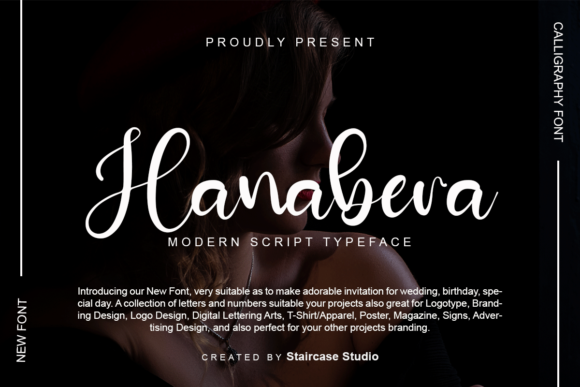 Hanabera: A Sweet Handwritten Font for Joyful Digital Branding