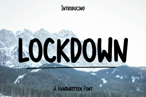 Lockdown Font: Bold, Handwritten, and Business-Ready