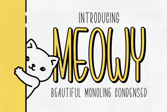 Meowy: A Sweet Script Font