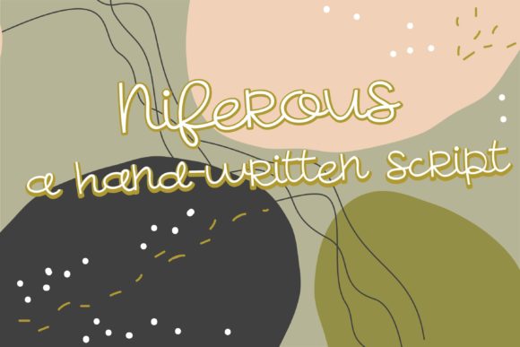 Niferous: A Youthful Script Font That Feels Like It Belongs