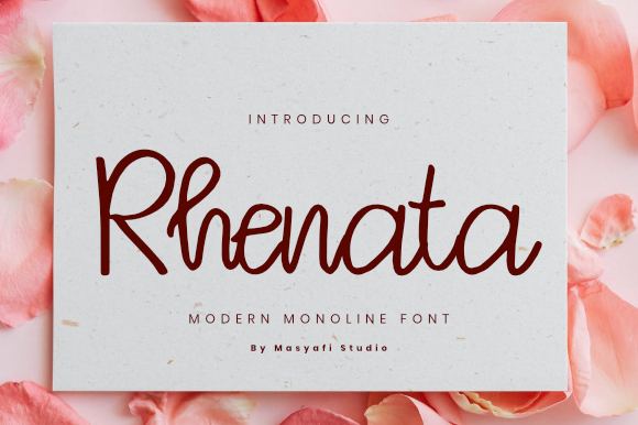Rhenata: A Sweet Script Font