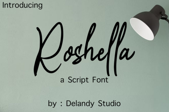 Roshella: A Handwritten Font That Feels Like a First Draft—But Better