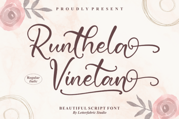 Runthela Vinetan: A Thoughtful Script Font for Digital Branding