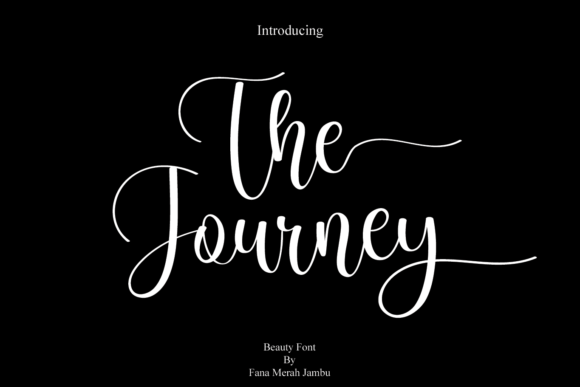 The Journey Font: A Delicate Script for Thoughtful Branding