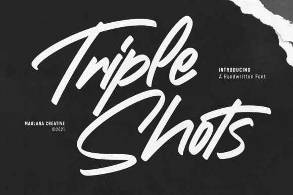 Triple Shots: A Handwritten Font That Makes Your Brand Feel Human