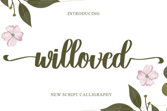 Willoved: A Delicate Script Font That Elevates Your Brand