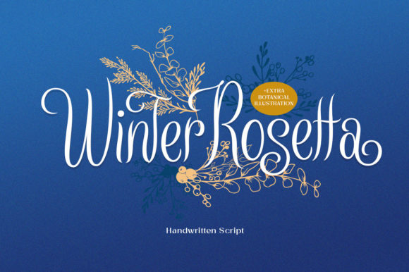 Winter Rosetta: A Handwritten Script Font That Feels Like Home